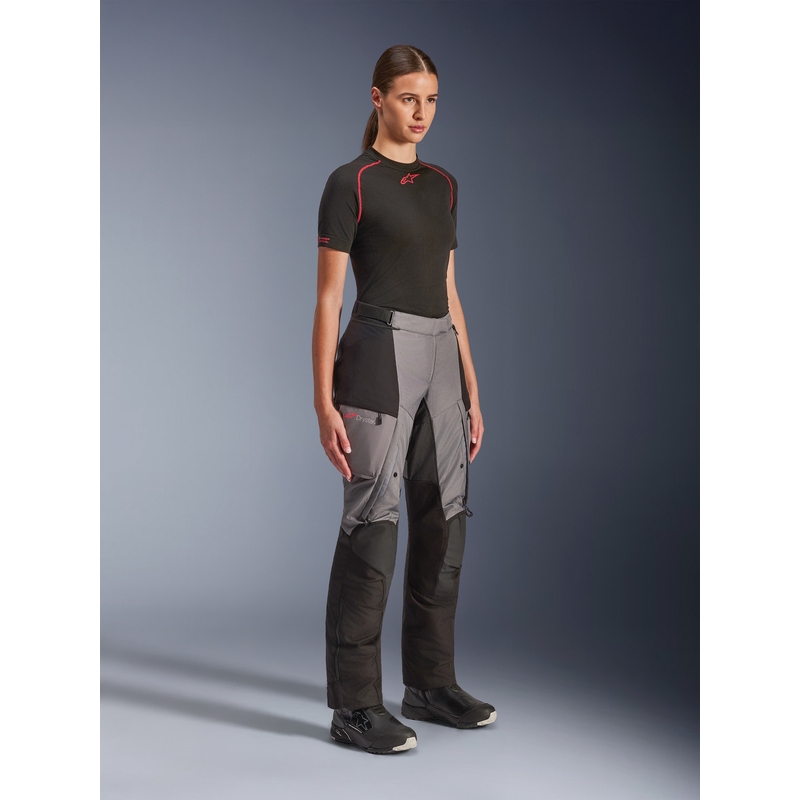 Dámské kalhoty na motorku Alpinestars Stella Andes V4 Drystar černo-tmavě šedé