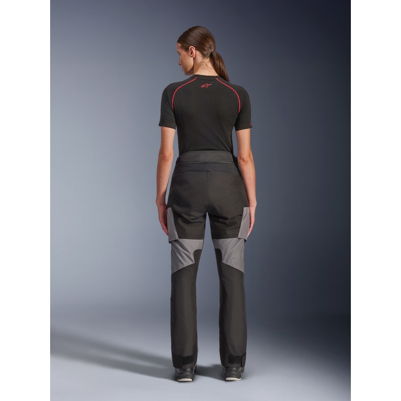 Dámské kalhoty na motorku Alpinestars Stella Andes V4 Drystar černo-tmavě šedé