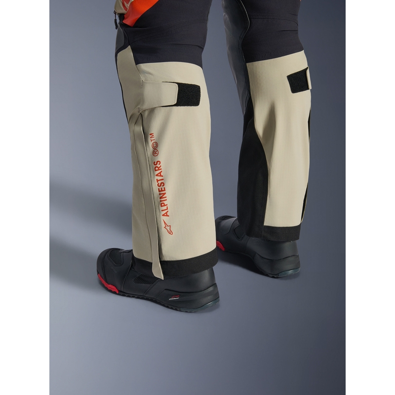 Kalhoty na motorku Alpinestars Halo PRO Drystar XF krémovo-černo-červené