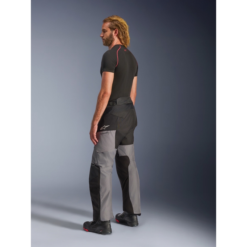Kalhoty na motorku Alpinestars Andes V4 Drystar černo-tmavě šedé