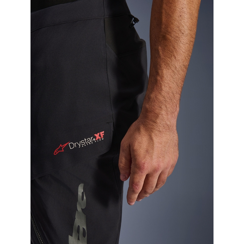 Kalhoty na motorku Alpinestars Halo PRO Drystar XF černo-tmavě šedo-červené