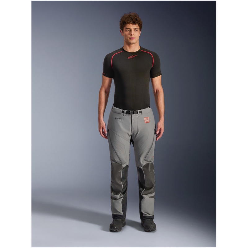 Zkrácené kalhoty na motorku Alpinestars Nazca 3L Gore-Tex PRO tmavě šedo-černé