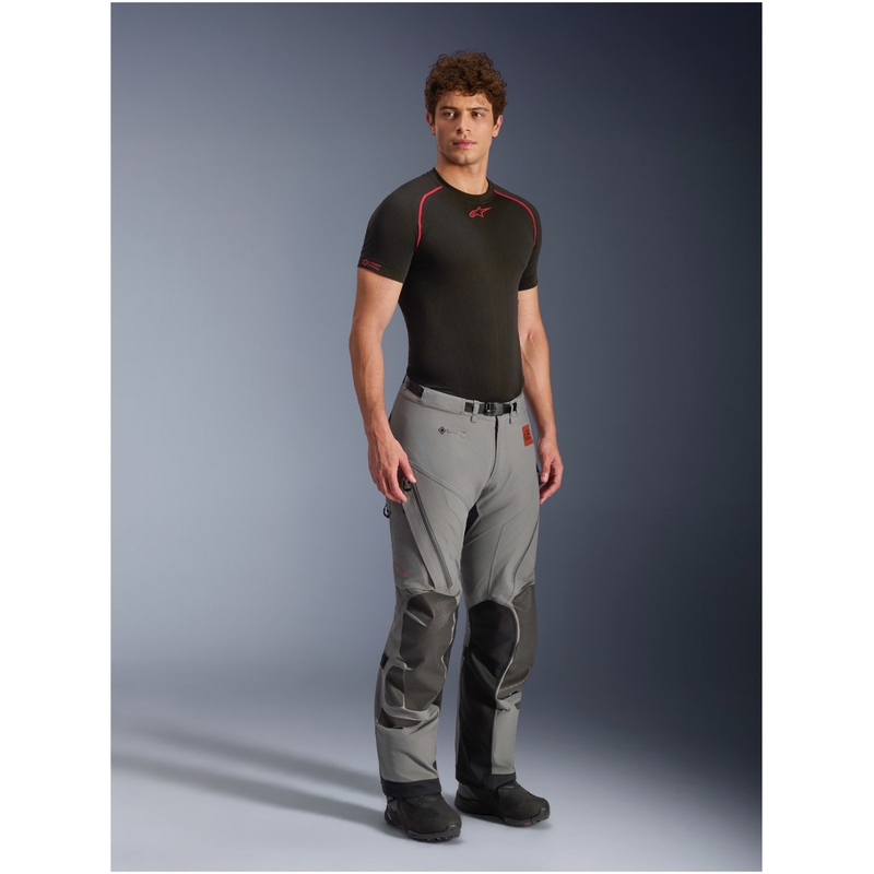 Zkrácené kalhoty na motorku Alpinestars Nazca 3L Gore-Tex PRO tmavě šedo-černé