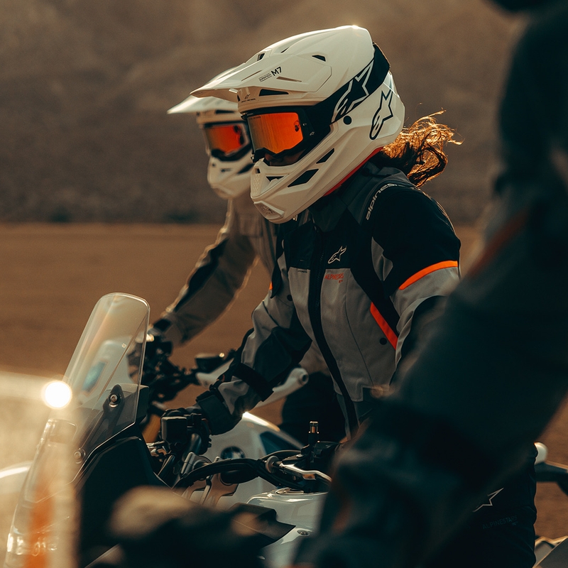 Dámská bunda na motorku Alpinestars Stella Andes V4 Drystar tmavě šedo-světle šedo-černo-červená