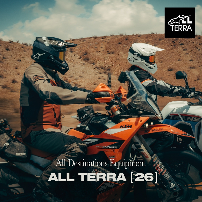 Bunda na motorku Alpinestars Andes V4 Drystar světle hnědo-tmavě oranžovo-černá