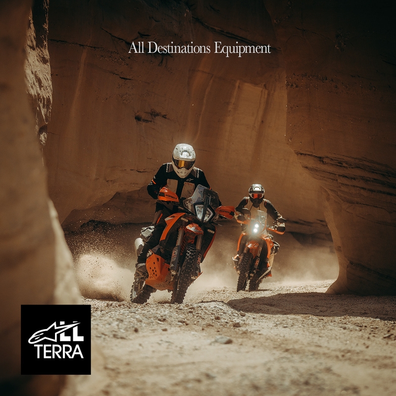 Bunda na motorku Alpinestars Andes V4 Drystar krémovo-světle hnědo-černo-fluo oranžová