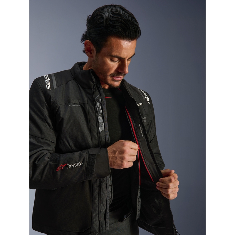 Bunda na motorku Alpinestars Andes V4 Drystar černá