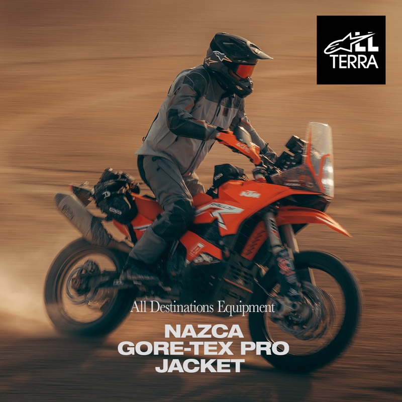 Bunda na motorku Alpinestars Nazca 3L Gore-Tex PRO tmavě šedo-světle šedá