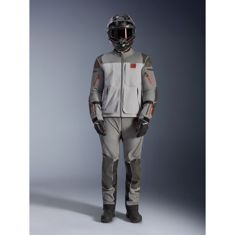 Bunda na motorku Alpinestars Nazca 3L Gore-Tex PRO tmavě šedo-světle šedá