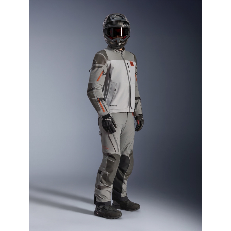 Bunda na motorku Alpinestars Nazca 3L Gore-Tex PRO tmavě šedo-světle šedá