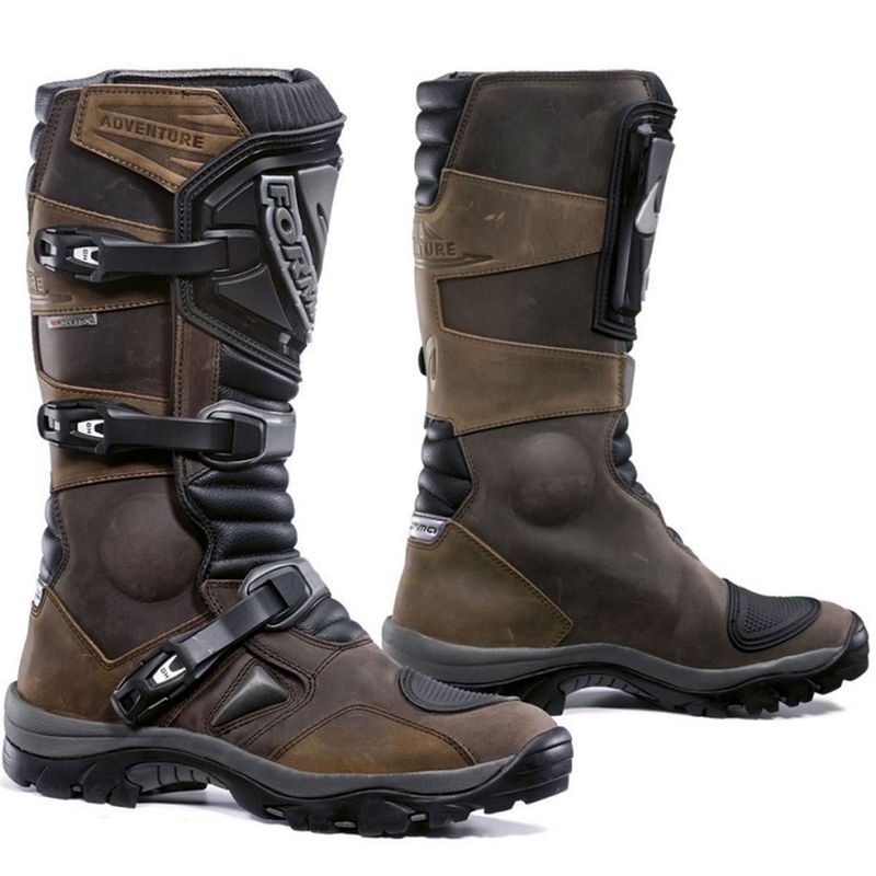 Moto boty Forma Adventure DRY hnědé
