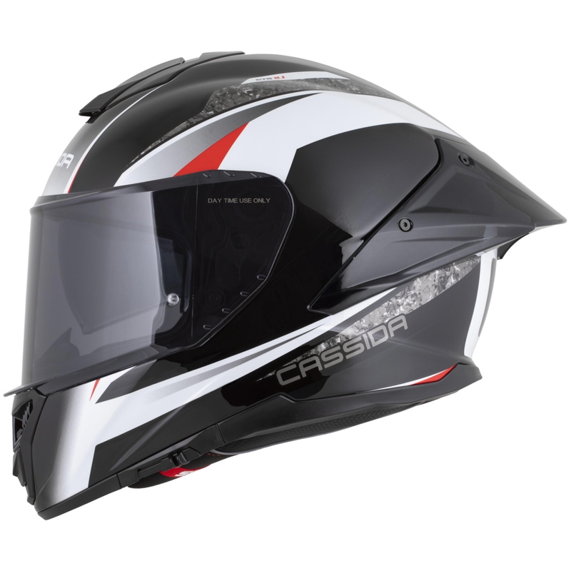 Integrální helma na motorku Cassida Integral GTS 2.1 Mega černo-bílo-červená