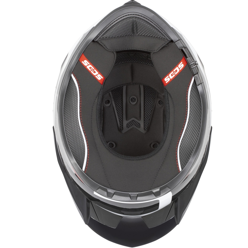 Integrální helma na motorku Cassida Integral GTS 2.1 Mega černo-bílo-červená