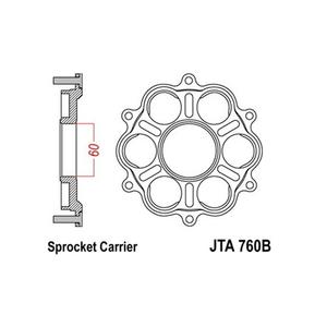 Unašeč rozety JT JTA 760B