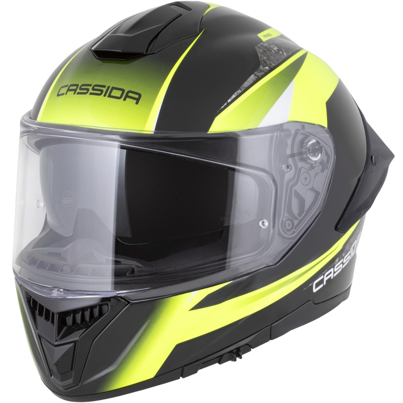 Integrální helma na motorku Cassida Integral GTS 2.1 Mega černo-fluo žluto-bílá