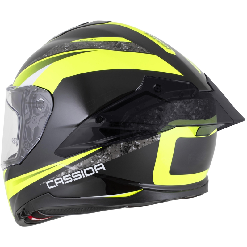 Integrální helma na motorku Cassida Integral GTS 2.1 Mega černo-fluo žluto-bílá