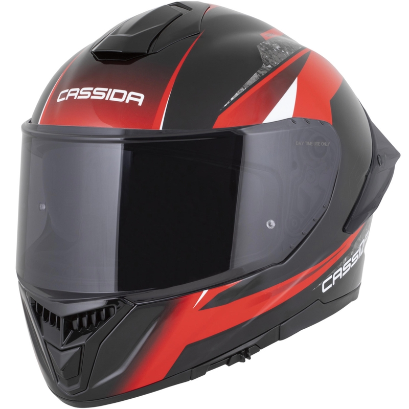 Integrální helma na motorku Cassida Integral GTS 2.1 Mega černo-červeno-bílá