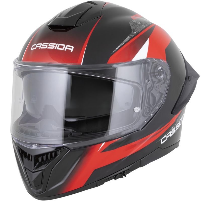 Integrální helma na motorku Cassida Integral GTS 2.1 Mega černo-červeno-bílá