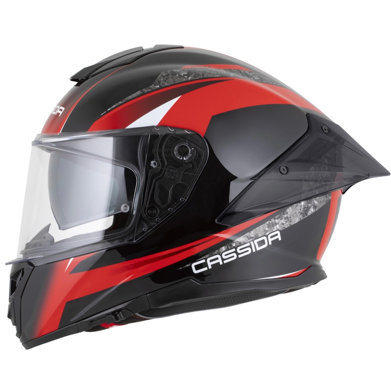 Integrální helma na motorku Cassida Integral GTS 2.1 Mega černo-červeno-bílá