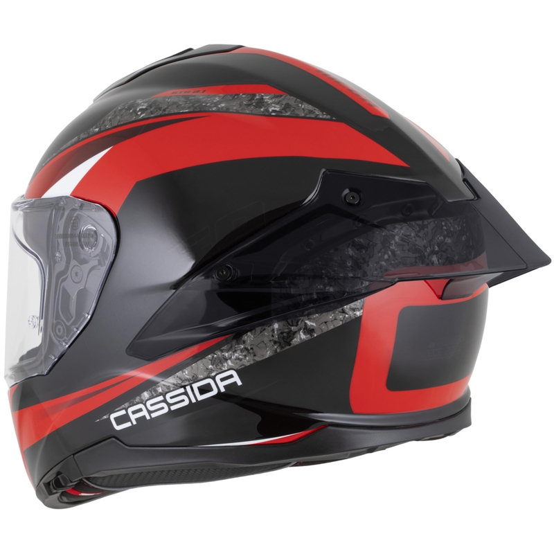 Integrální helma na motorku Cassida Integral GTS 2.1 Mega černo-červeno-bílá