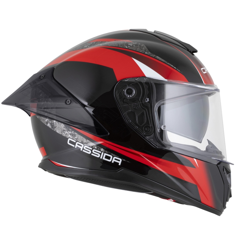 Integrální helma na motorku Cassida Integral GTS 2.1 Mega černo-červeno-bílá