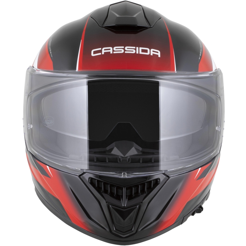 Integrální helma na motorku Cassida Integral GTS 2.1 Mega černo-červeno-bílá