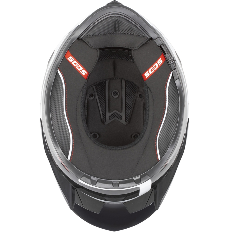 Integrální helma na motorku Cassida Integral GTS 2.1 Mega černo-červeno-bílá
