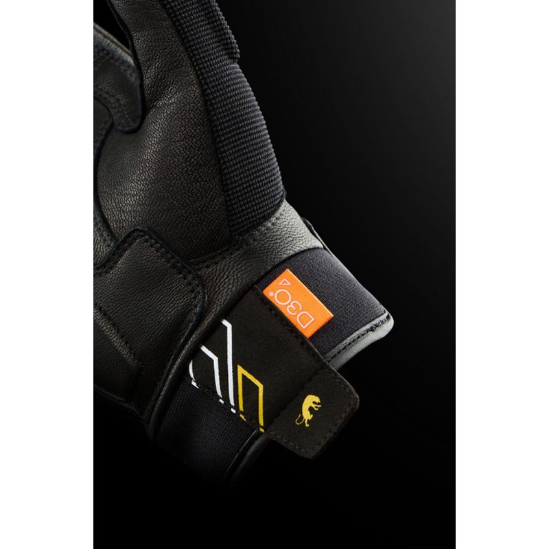Dámské rukavice na motorku Furygan Jet Neon D3O® Evo černo-zlaté