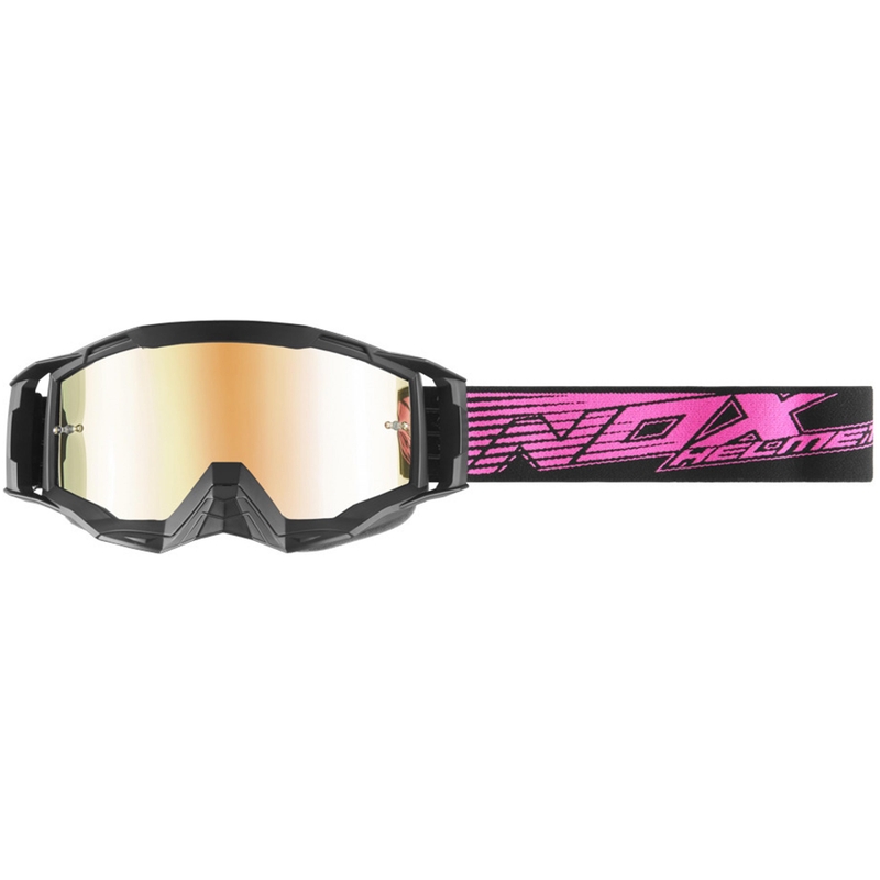Motokrosové brýle NOX Spectre černo-růžové