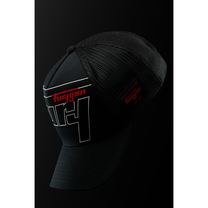 Kšiltovka Furygan Trucker Rage černo-bílo-červená