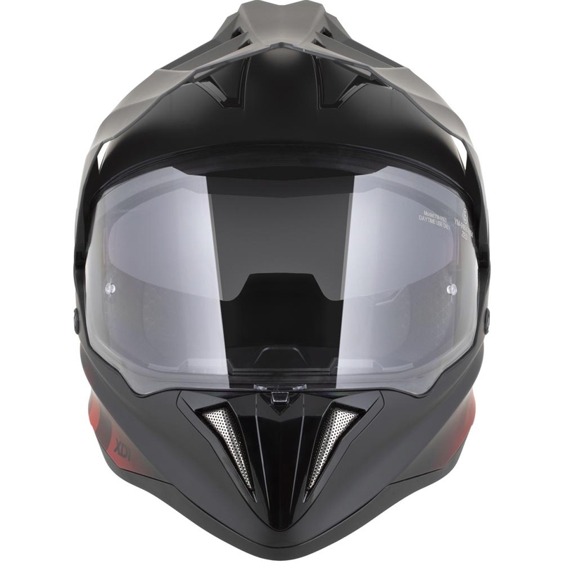 Enduro helma na motorku ZED XD1 matná černo-červená