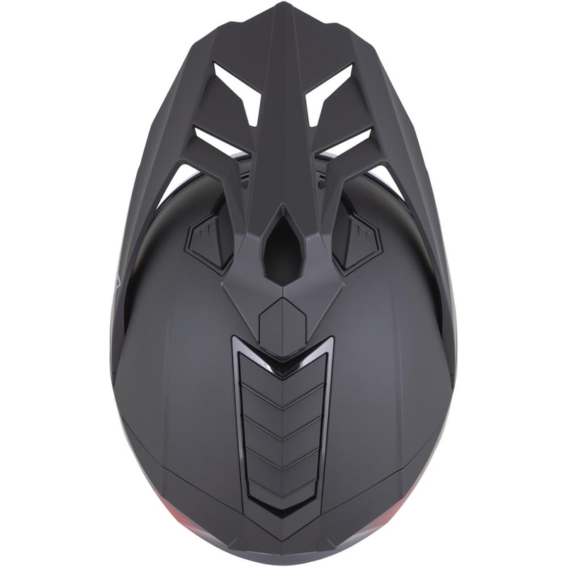 Enduro helma na motorku ZED XD1 matná černo-červená