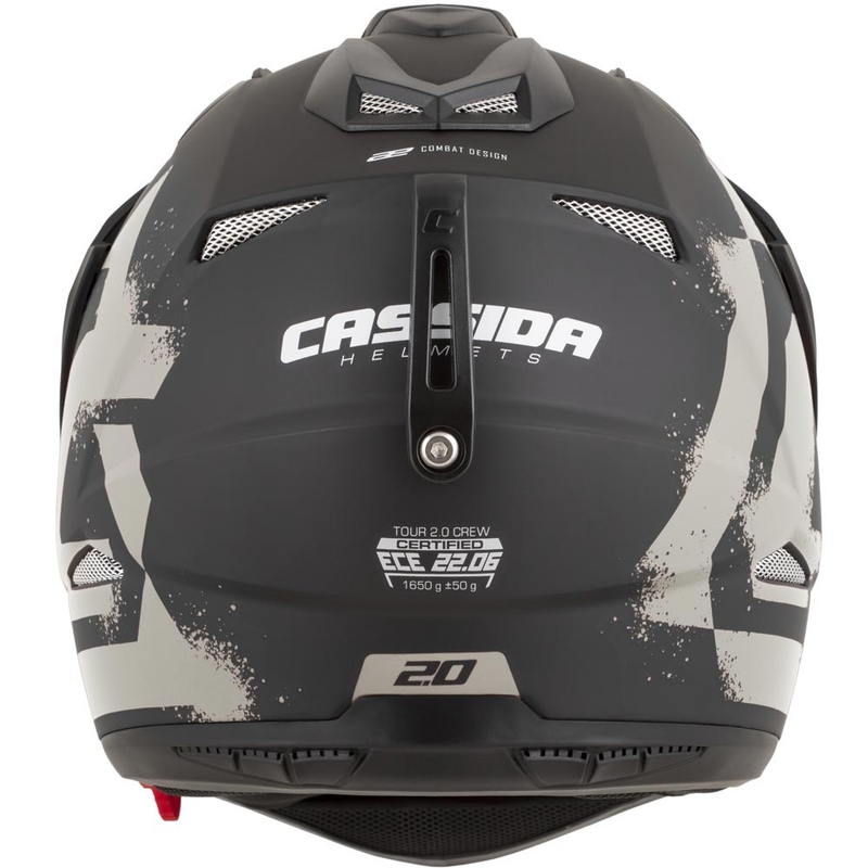 Enduro helma na motorku Cassida Tour 2.0 Crew matná černo-písková