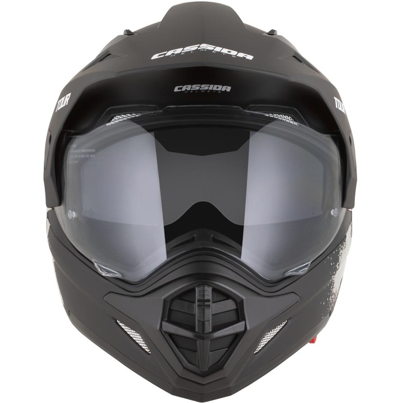 Enduro helma na motorku Cassida Tour 2.0 Crew matná černo-písková