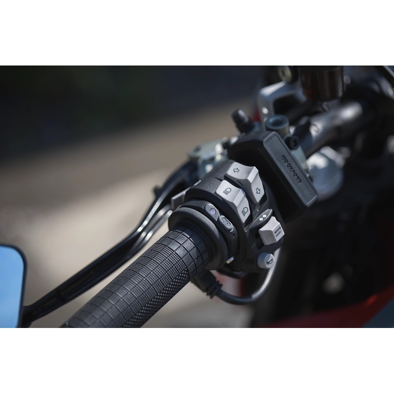 Vyhřívané gripy Oxford HotGrips Advanced Integrated Adventure černé