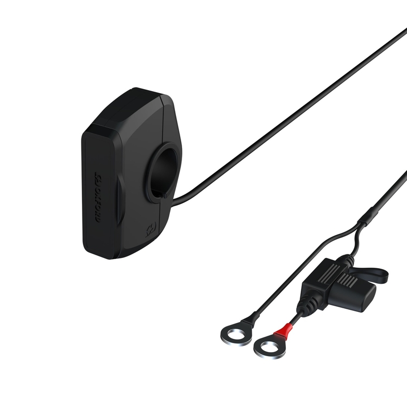 Zásuvka tenká Oxford USB-C a USB-A černá