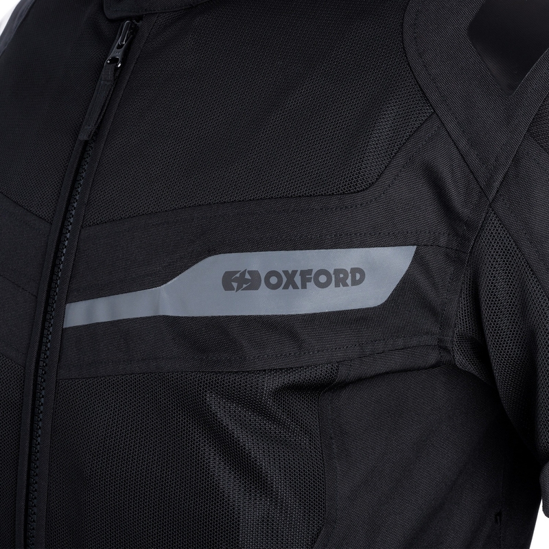 Bunda na motorku Oxford Dakar Air černá