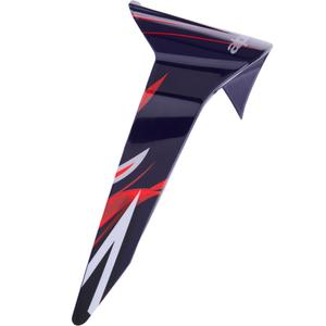 Aerodynamický spoiler pro helmy na motorku Alpinestars Supertech R10 FLYTE standardní profil matný modro-červeno-bílý