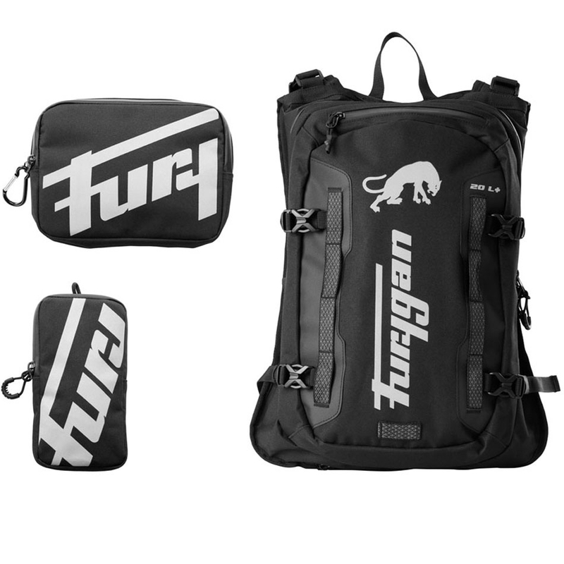 Batoh Furygan ADV 20L+ černo-bílý