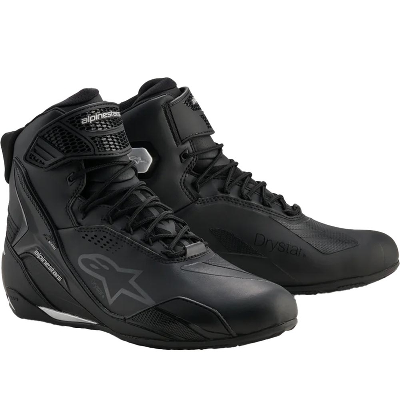 Dámské boty na motorku Alpinestars Stella Faster-4 Drystar černo-stříbrné
