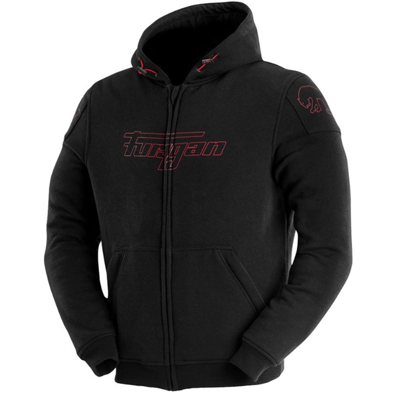 Mikina na motorku Furygan Livio X Kevlar® černo-červená