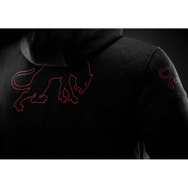 Mikina na motorku Furygan Livio X Kevlar® černo-červená