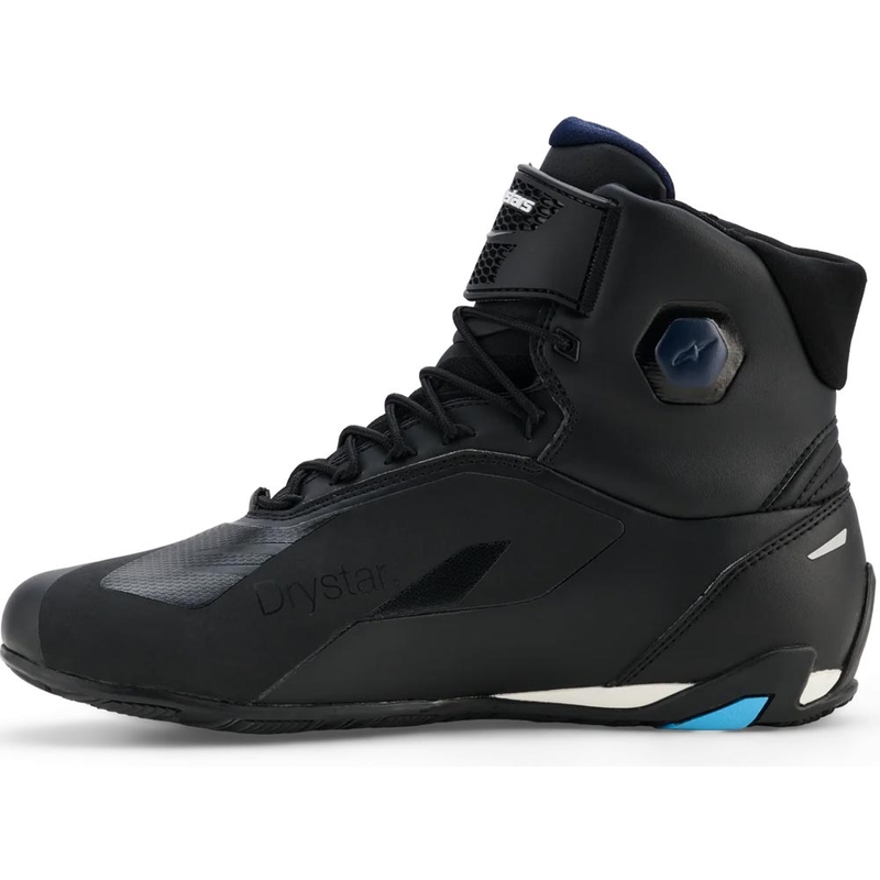 Boty na motorku Alpinestars Faster-4 Drystar černo-modro-bílé