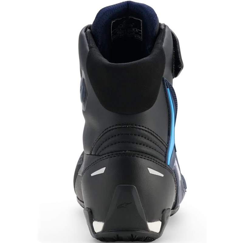 Boty na motorku Alpinestars Faster-4 Drystar černo-modro-bílé