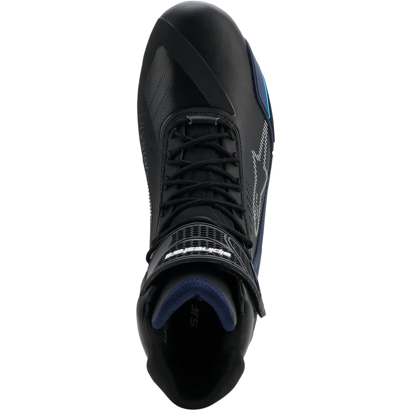 Boty na motorku Alpinestars Faster-4 Drystar černo-modro-bílé