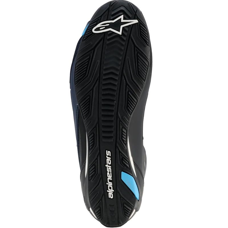 Boty na motorku Alpinestars Faster-4 Drystar černo-modro-bílé