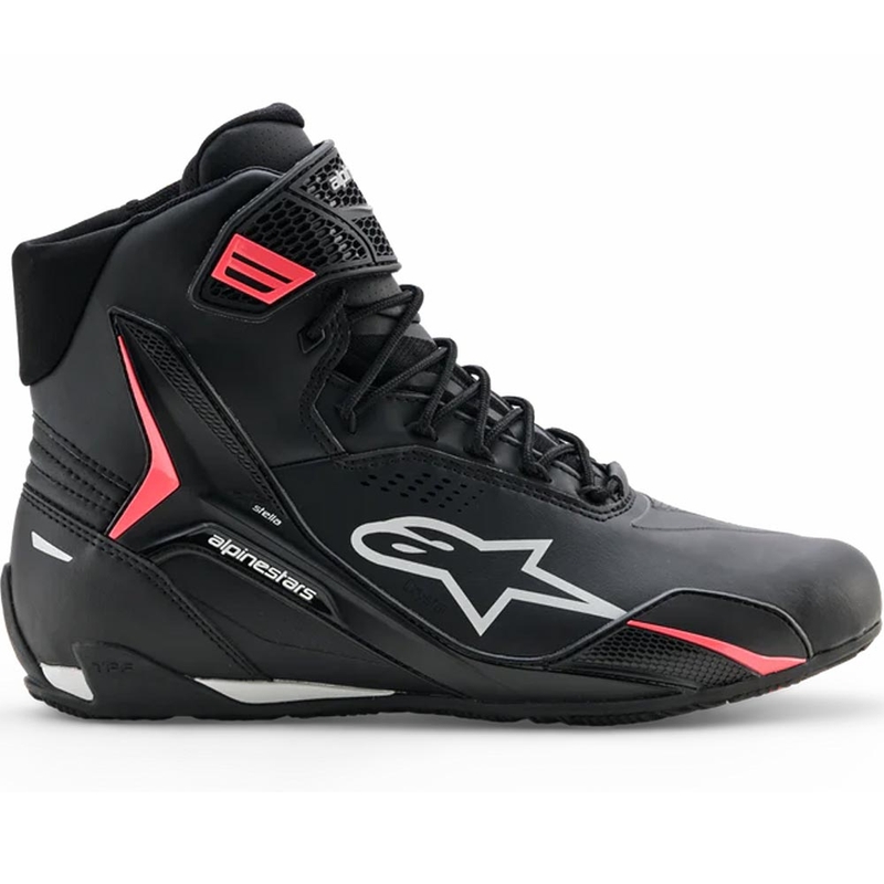 Dámské boty na motorku Alpinestars Stella Faster-4 Drystar černo-šedo-červené