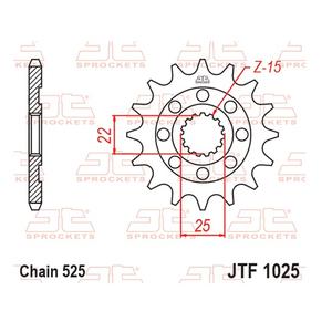 Řetězové kolečko JT JTF 1025-15 15 zubů, 525