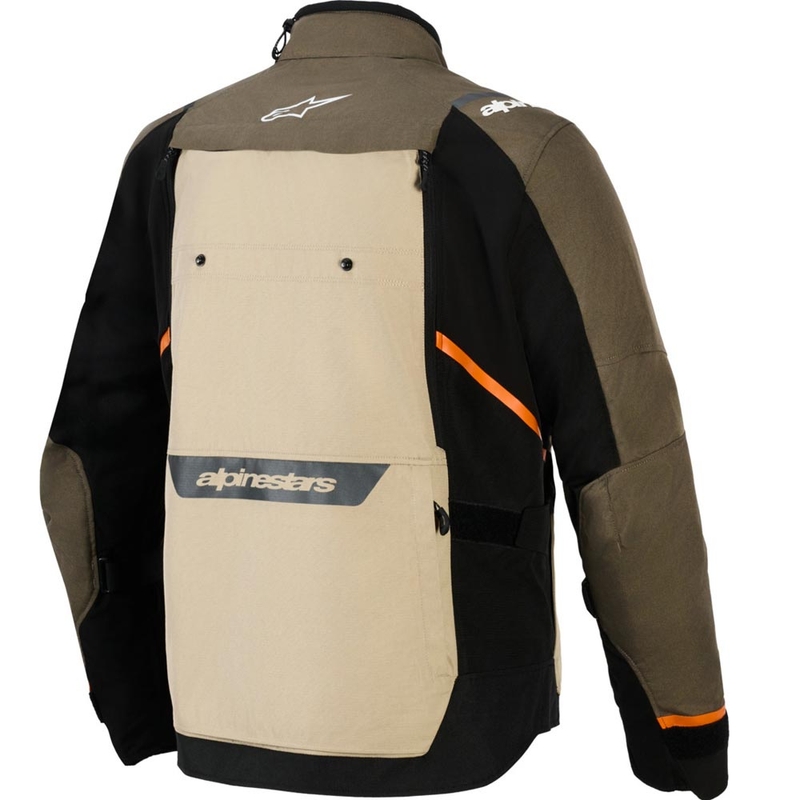 Bunda na motorku Alpinestars Cusco Drystar hnědo-černá