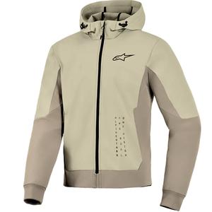 Mikina na motorku Alpinestars Radium Tech Hoodie pískovo-hnědá
